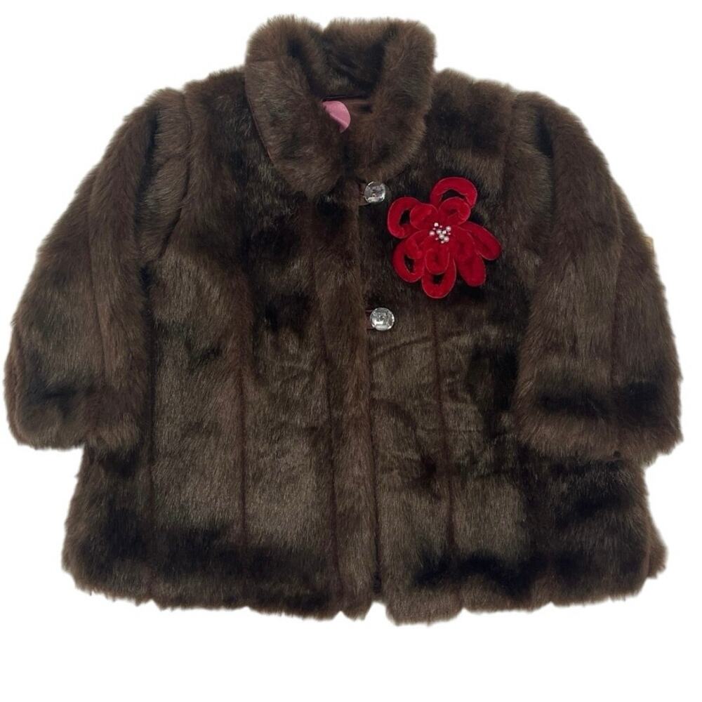 New boutique Haute Baby Faux Fur Coat